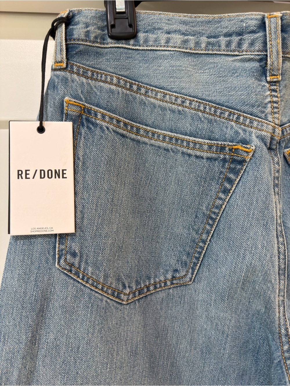 RE/DONE Low-Rise Wide Leg - Picture 3 of 6